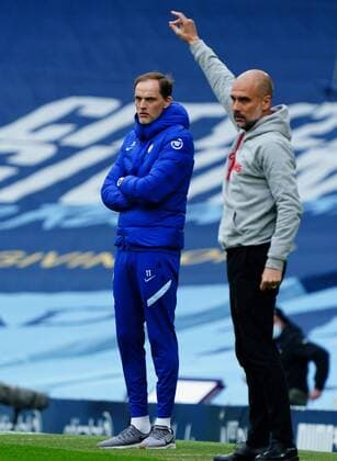 Mandatory Credit: Photo by Javier Garcia BPI Shutterstock (11893130ic) Chelsea Manager Thomas Tuchel alongside Manchester City Manager Pep Guardiola Manchester City v Chelsea, Premier League, Football, The Etihad Stadium, Manchester, UK - 08 May 2021 EDITORIAL USE ONLY No use with unauthorised audio, video, data, fixture lists, club league logos or live services. Online in-match use limited to 120 images, no video emulation. No use in betting, games or single club league player publications. Manchester City v Chelsea, Premier League, Football, The Etihad Stadium, Manchester, UK - 08 May 2021 EDITORIAL USE ONLY No use with unauthorised audio, video, data, fixture lists, club league logos or live services. Online in-match use limited to 120 images, no video emulation. No use in betting, games or single club league player publications.  Copyright: xJavierxGarcia BPI Shutterstockx 11893130ic