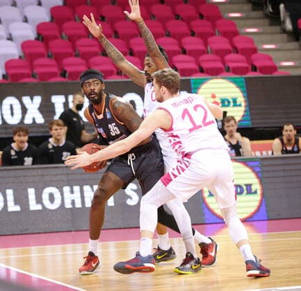 Telekom Baskets Bonn vs Aric Holman ratiopharm Ulm easyCredit BBL 1 Bundesliga , Season 2020 2021 , Matchday 34