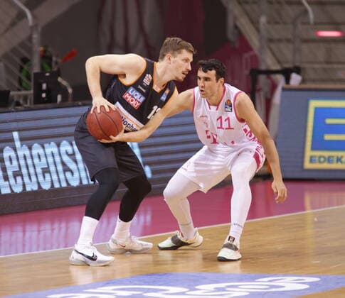 Anthony DiLeo Telekom Baskets Bonn vs Andreas Obst ratiopharm Ulm easyCredit BBL 1 Bundesliga , Season 2020 2021 , Matchday 34