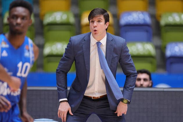Fraport Skyliners Hamburg Towers, easyCredit BBL Head Coach Pedro Calles Hamburg Towers Basketball match of the easyCredit BBL between the Fraport Skyliners and the Hamburg Towers on May 9, 2021 at the Fraport Arena in Frankfurt am Main , Frankfurt am Main Hesse Germany Fraport Arena