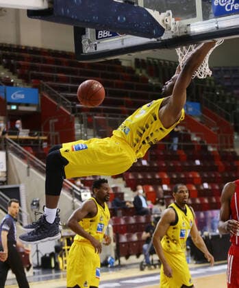 Ludwigsburg , Basketball easyCredit BBL Bundesliga , MHP RIESEN Ludwigsburg vs Bayern Munich , Jamel McLean Riesen