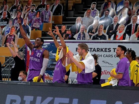 GSD zje123 season 2020 21 Easy credit Basketball Bundesliga BG Göttingen medi bayreuth Göttingens jubilation