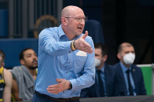 Syntainics MBC EWE Baskets Oldenburg, Basketball, Bundesliga, Men, 2020 2021, 34 Matchday, 09 05 2021, Headcoach Mladen Drijencic Baskets Oldenburg Syntainics MBC EWE Baskets Oldenburg, Basketball, Bundesliga, Men, 2020 2021, 34 Matchday, 09 05 2021, Weissenfels Copyright: xSchulz Eibner-Pressefotox ep_esz