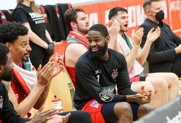 Jonathan Stark JobStairs GIESSEN 54 , JobStairs GIESSEN 46ers vs Loewen Braunschweig, Basketball, Basketball Bundesliga, 34 Spieltag, 09 05 2021, JobStairs GIESSEN 46ers vs Loewen Braunschweig, Basketball, Basketball Bundesliga, 34 Spieltag, 09 05 2021, Foto EIBNER Joerg Niebergall Giessen Copyright: xJoergxNiebergall Eibner-Pressefox EP_JNL