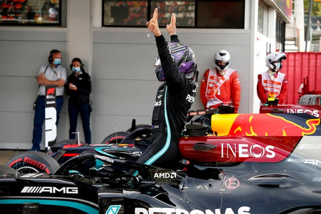 44 Lewis Hamilton GBR, Mercedes AMG Petronas F1 Team , F1 Grand Prix of Spain at Circuit de Barcelona Catalunya on May 9, 2021 in Barcelona, Spain Photo by HOCH ZWEI Barcelona Spain
