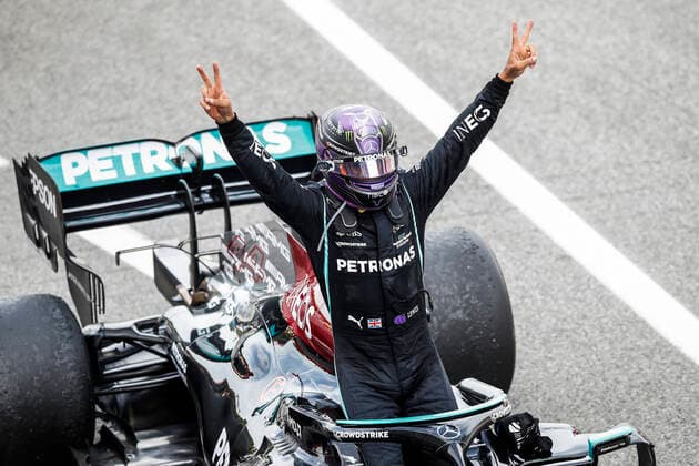 44 Lewis Hamilton GBR, Mercedes AMG Petronas F1 Team , F1 Grand Prix of Spain at Circuit de Barcelona Catalunya on May 9, 2021 in Barcelona, Spain Photo by HOCH ZWEI Barcelona Spain
