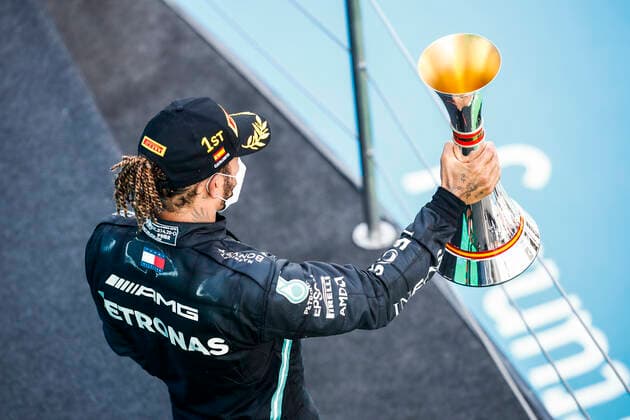44 Lewis Hamilton GBR, Mercedes AMG Petronas F1 Team , F1 Grand Prix of Spain at Circuit de Barcelona Catalunya on May 9, 2021 in Barcelona, Spain Photo by HOCH ZWEI Barcelona Spain