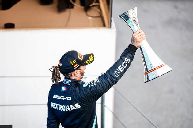 44 Lewis Hamilton GBR, Mercedes AMG Petronas F1 Team , F1 Grand Prix of Spain at Circuit de Barcelona Catalunya on May 9, 2021 in Barcelona, Spain Photo by HOCH ZWEI Barcelona Spain