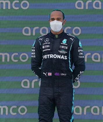 F1 Aramco Grand Prix of Spain 2021 09 05 2021, Circuit de Catalunya, Barcelona, F1 Aramco Grand Prix of Spain 2021 , in picture podium winner Lewis Hamilton GBR 44 , Mercedes AMG Petronas Formula One Team nordphotoxGmbHx xBratic nph00250