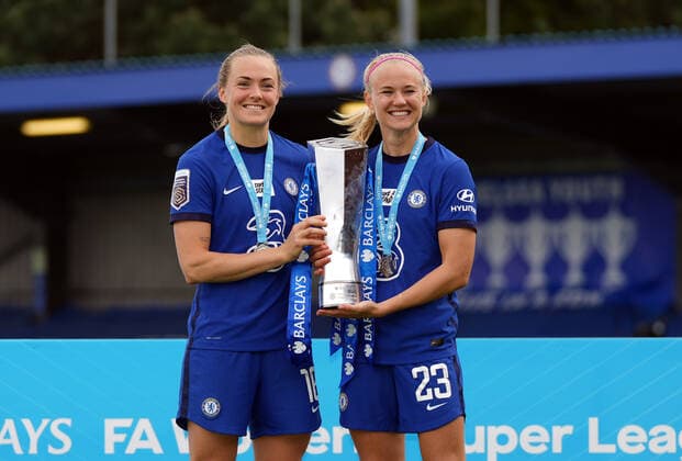 Football, Women, Pernille Harder and Magdalena Eriksson are engaged, Archive pictures