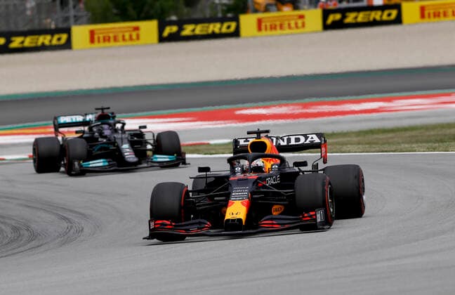 33 Max Verstappen NED, Red Bull Racing , F1 Grand Prix of Spain at Circuit de Barcelona Catalunya on May 9, 2021 in Barcelona, Spain Photo by HOCH ZWEI Barcelona Spain