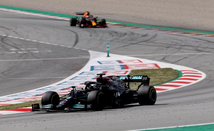 44 Lewis Hamilton GBR, Mercedes AMG Petronas F1 Team , F1 Grand Prix of Spain at Circuit de Barcelona Catalunya on May 9, 2021 in Barcelona, Spain Photo by HOCH ZWEI Barcelona Spain