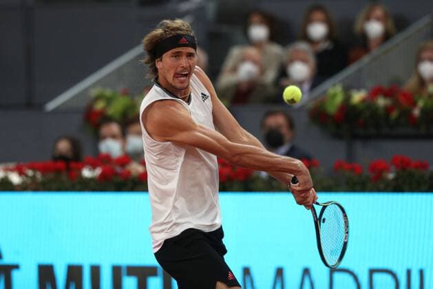Tennis, ATP Tournament in Madrid, Alexander Zverev - Matteo Berrettini