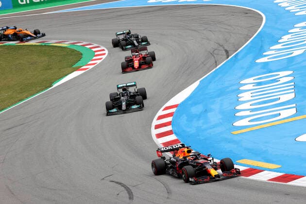 33 Max Verstappen NED, Red Bull Racing , F1 Grand Prix of Spain at Circuit de Barcelona Catalunya on May 9, 2021 in Barcelona, Spain Photo by HOCH ZWEI Barcelona Spain