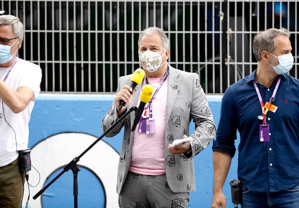 Kai Ebel GER, RTL Television , F1 Grand Prix of Spain at Circuit de Barcelona Catalunya on May 9, 2021 in Barcelona, Spain Photo by HOCH ZWEI Barcelona Spain