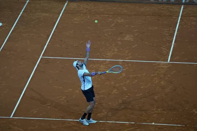 Alexander Zverev GER VS Matteo Berrettini ITA Durning final Match Master 1000 Mutua Madrid Open 2021, Madrid May 9, 2021 Cordon Press  xx xx