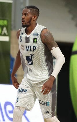 Shyron Ely 5, MLP Academics Heidelberg during the 2 final game in the BARMER 2 Basketball Bundesliga Pro A, MLP Academics Heidelberg Bayer Giants Leverkusen Heidelberg 09 05 21 Basketball , 09 05 2021, Heidelberg Germany xpxlax
