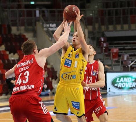 Jordan Hulls Giants, center MHP Riesen Ludwigsburg vs Bayern Munich Basketball Bundesliga 2020 2021 Ludwigsburg , GER, 02 05 2021,