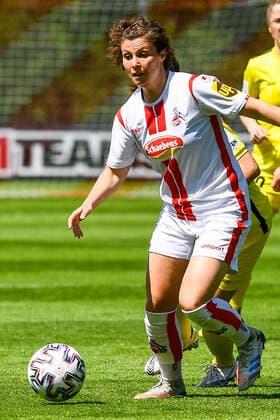Anja Pfluger Cologne, 20 , single picture, action, action , 09 05 2021, Cologne Germany , Football, 2 Women Bundesliga Süd, 1 FC Köln FC Würzburger Kickers, DFB DFL REGULATES PROHIBIT ANY USE OF PHOTOGRAPHS AS IMAGE SEQUENCES AND OR QUASI VIDEO xmhx