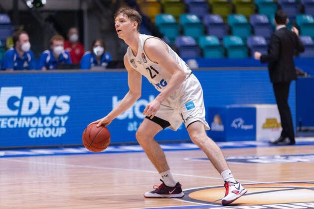 Fraport Skyliners Hamburg Towers, easyCredit BBL Justus Hollatz Hamburg Towers, 21 Basketball match of the easyCredit BBL between the Fraport Skyliners and the Hamburg Towers on May 9, 2021 at the Fraport Arena in Frankfurt am Main , Frankfurt am Main Hesse Germany Fraport Arena