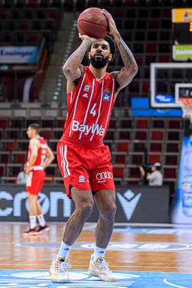 Ludwigsburg, Germany 09 May 2021 BBL 20 21 MHP Riesen Ludwigsburg vs FC Bayern Basketball Dennis Jerome Seeley FC Bayern Ludwigsburg MHP Arena Baden Württemberg Germany