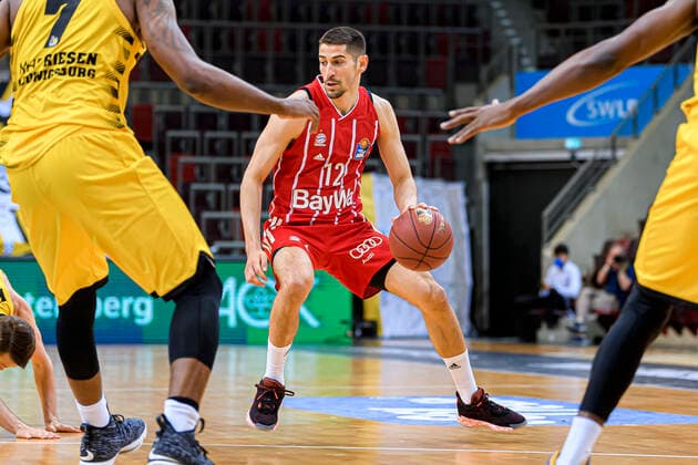 Ludwigsburg, Germany 09 May 2021 BBL 20 21 MHP Riesen Ludwigsburg vs FC Bayern Basketball Diego Flaccadori FC Bayern Ludwigsburg MHP Arena Baden Württemberg Germany
