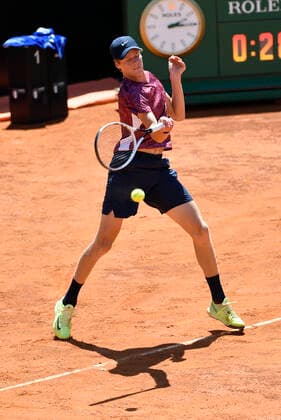 Photo Fabrizio Corradetti - LaPresse 10 05 2021 Roma (Italy) Tennis 1st round Ugo Humbert (FRA) vs Jannik Sinner (ITA) Internazionali BNL d Italia 2021 In the pic: Jannik Sinner  Copyright: xFabrizioxCorradetti LaPressex