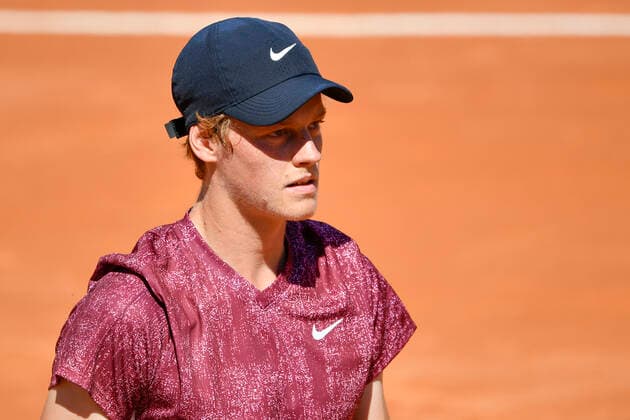 Photo Fabrizio Corradetti - LaPresse 10 05 2021 Roma (Italy) Tennis 1st round Ugo Humbert (FRA) vs Jannik Sinner (ITA) Internazionali BNL d Italia 2021 In the pic: Jannik Sinner  Copyright: xFabrizioxCorradetti LaPressex