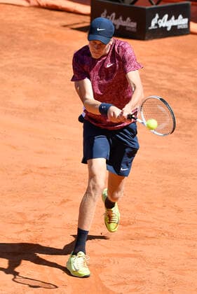 Photo Fabrizio Corradetti - LaPresse 10 05 2021 Roma (Italy) Tennis 1st round Ugo Humbert (FRA) vs Jannik Sinner (ITA) Internazionali BNL d Italia 2021 In the pic: Jannik Sinner  Copyright: xFabrizioxCorradetti LaPressex