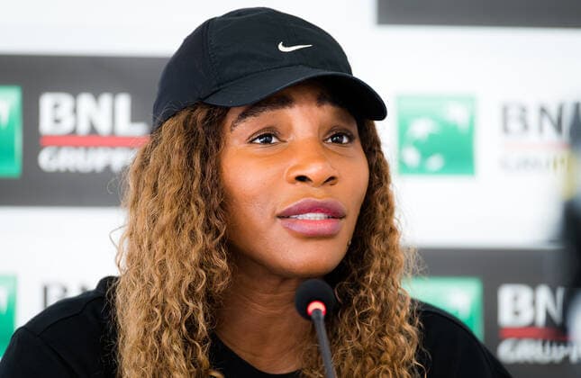 May 10, 2021, ROMA, ITALY: Serena Williams of the United States talks to the media ahead of the 2021 Internazionali BNL d Italia WTA, Tennis Damen 1000 tournament ROMA ITALY - ZUMAa181 20210510_zaa_a181_031 Copyright: xRobxPrangex
