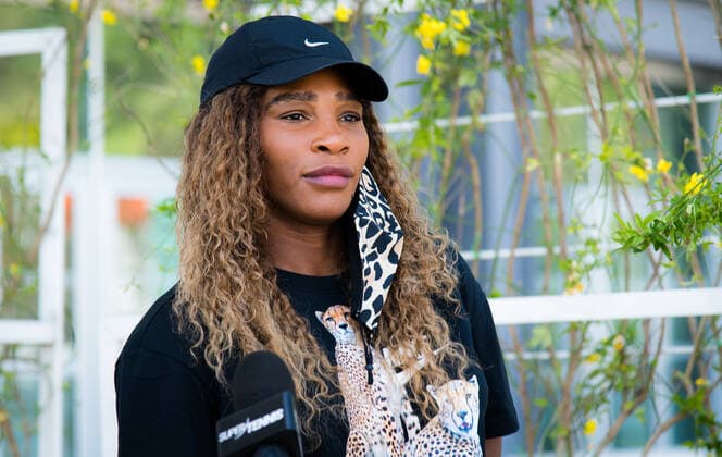 May 10, 2021, ROMA, ITALY: Serena Williams of the United States talks to the media ahead of the 2021 Internazionali BNL d Italia WTA, Tennis Damen 1000 tournament ROMA ITALY - ZUMAa181 20210510_zaa_a181_032 Copyright: xRobxPrangex