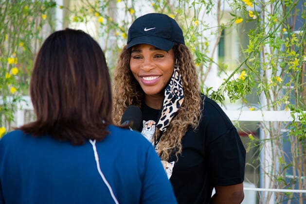 Sport Bilder des Tages May 10, 2021, ROMA, ITALY: Serena Williams of the United States talks to the media ahead of the 2021 Internazionali BNL d Italia WTA, Tennis Damen 1000 tournament ROMA ITALY - ZUMAa181 20210510_zaa_a181_034 Copyright: xRobxPrangex