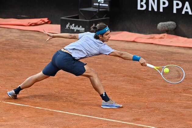 Photo Fabrizio Corradetti - LaPresse 10 05 2021 Roma (Italy) Tennis 1st round Hubert Hurkacz (POL) vs Lorenzo Musetti (ITA) Internazionali BNL d Italia 2021 In the pic: Lorenzo Musetti  Copyright: xFabrizioxCorradetti LaPressex