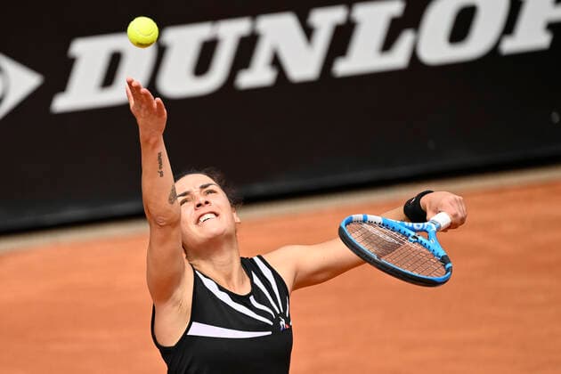 Photo Fabrizio Corradetti - LaPresse 11 05 2021 Roma (Italy) Tennis 1st round Martina Trevisan (ITA) vs Yaroslava Shvedova (KAZ) Internazionali BNL d Italia 2021 In the pic: Martina Trevisan  Copyright: xFabrizioxCorradetti LaPressex