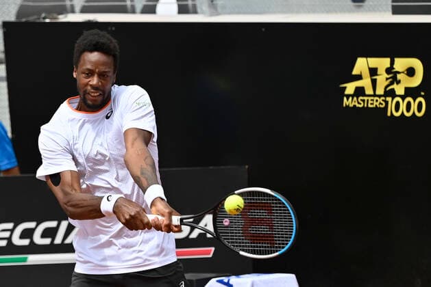 Photo Fabrizio Corradetti - LaPresse 11 05 2021 Roma (Italy) Tennis 1st round Lorenzo Sonego (ITA) vs Gael Monfils (FRA) Internazionali BNL d Italia 2021 In the pic: Gael Monfils  Copyright: xFabrizioxCorradetti LaPressex