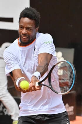 Photo Fabrizio Corradetti - LaPresse 11 05 2021 Roma (Italy) Tennis 1st round Lorenzo Sonego (ITA) vs Gael Monfils (FRA) Internazionali BNL d Italia 2021 In the pic: Gael Monfils  Copyright: xFabrizioxCorradetti LaPressex