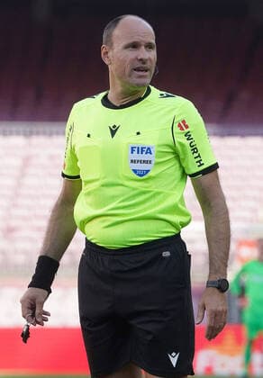 Spanish referee Antonio Miguel Mateu Lahoz during La Liga match. May 8, 2021. (20210508417)