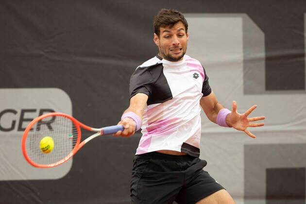 Bernabe Zapata Miralles ESP Tennis Neckarcup2021 ATP Challenger TC Heilbronn Heilbronn Baden Wuerttemberg Germany 12 May 2021 Copyright: xJuergenxHasenkopfx