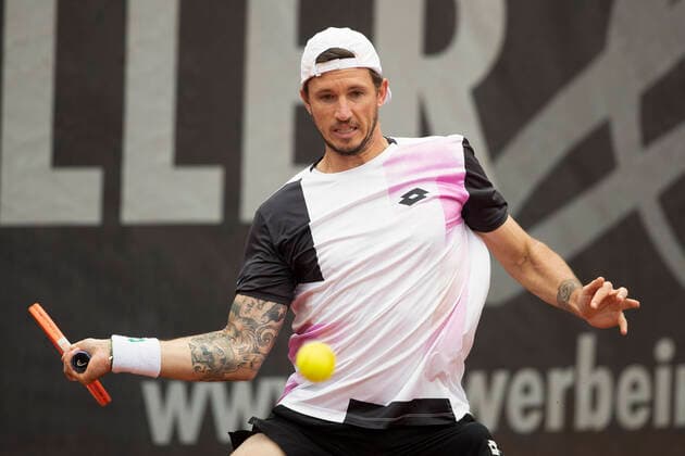 Dennis Novak Tennis Neckarcup2021 ATP Challenger TC Heilbronn Heilbronn Baden Wuerttemberg Germany 12 May 2021 Copyright: xJuergenxHasenkopfx