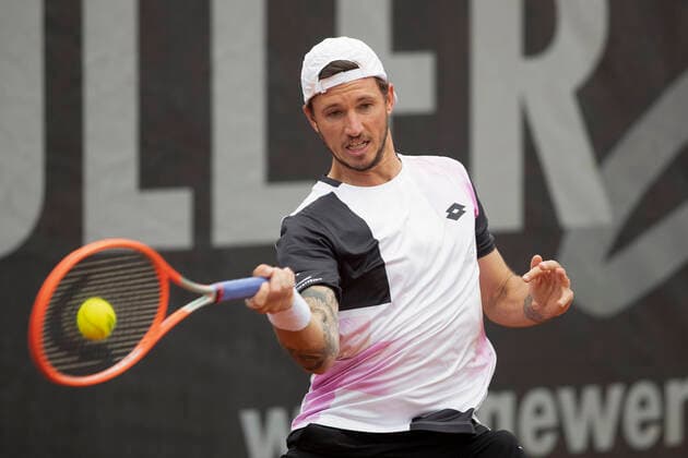 Dennis Novak Tennis Neckarcup2021 ATP Challenger TC Heilbronn Heilbronn Baden Wuerttemberg Germany 12 May 2021 Copyright: xJuergenxHasenkopfx