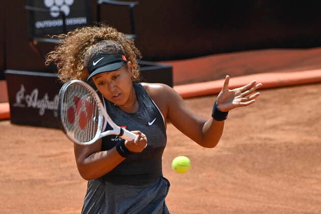 Photo Fabrizio Corradetti - LaPresse 11 05 2021 Roma (Italy) Tennis 2nd round Jessica PEGULA (USA) vs Naomi OSAKA (JPN) Internazionali BNL d Italia 2021 In the pic: Naomi Osaka  Copyright: xFabrizioxCorradetti LaPressex