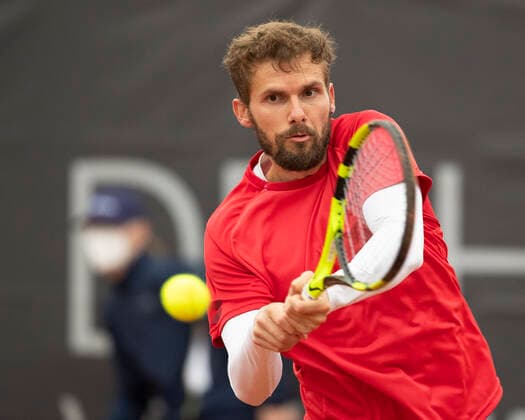 Oscar Otte GER Tennis Neckarcup2021 ATP Challenger Tour TC Heilbronn Heilbronn Baden Wuerttemberg Germany 12 May 2021 Copyright: xJuergenxHasenkopfx