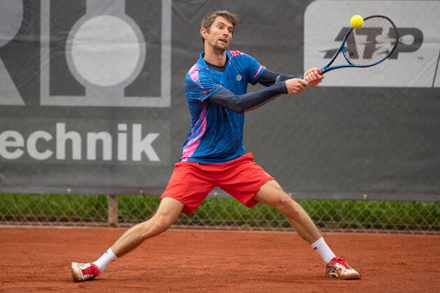Yannick Maden GER Tennis Neckarcup2021 ATP Challenger TC Heilbronn Heilbronn Baden Wuerttemberg Germany 12 May 2021 Copyright: xJuergenxHasenkopfx