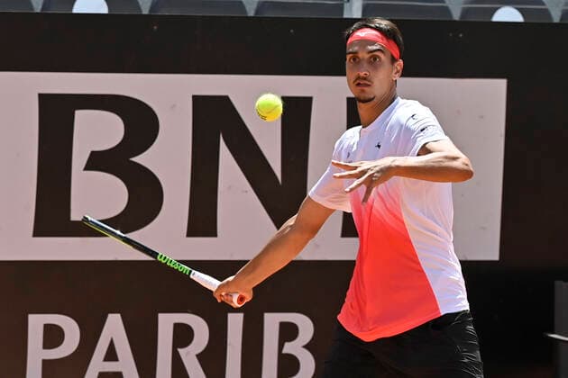 Photo Fabrizio Corradetti - LaPresse 12 05 2021 Roma (Italy) Tennis 2nd round Gianluca Mager (ITA) vs Lorenzo Sonego (ITA) Internazionali BNL d Italia 2021 In the pic: Lorenzo Sonego  Copyright: xFabrizioxCorradetti LaPressex