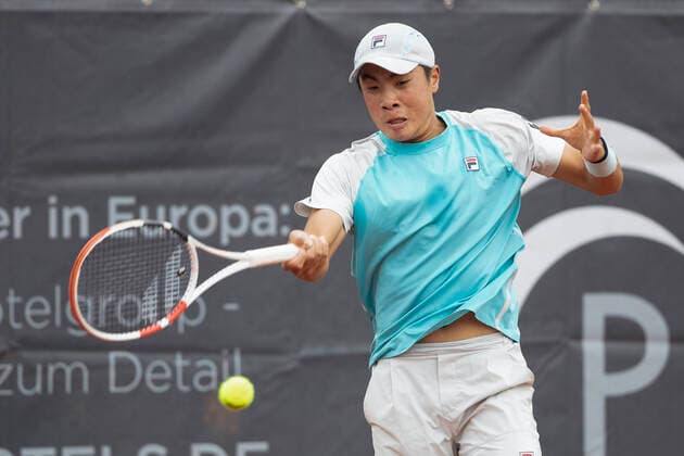 Brandon Nakashima Tennis Neckarcup2021 ATP Challenger TC Heilbronn Heilbronn Baden Wuerttemberg Germany 12 May 2021 Copyright: xJuergenxHasenkopfx