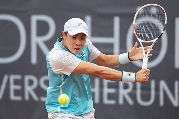 Brandon Nakashima Tennis Neckarcup2021 ATP Challenger TC Heilbronn Heilbronn Baden Wuerttemberg Germany 12 May 2021 Copyright: xJuergenxHasenkopfx