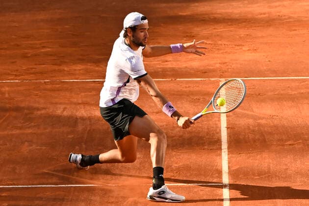 Photo Fabrizio Corradetti - LaPresse 11 05 2021 Roma (Italy) Tennis 2nd round Matteo Berrettini (ITA) vs John Millman (AUS) Internazionali BNL d Italia 2021 In the pic: Matteo Berrettini  Copyright: xFabrizioxCorradetti LaPressex