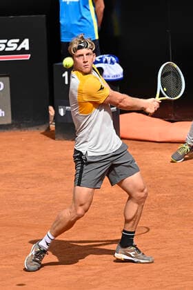 Photo Fabrizio Corradetti - LaPresse 13 05 2021 Roma (Italy) Tennis 3nd round Novak Djokovic (SRB) vs Alejandro Davidovich Fokina (ESP) Internazionali BNL d Italia 2021 In the pic: Alejandro Davidovich Fokina  Copyright: xFabrizioxCorradetti LaPressex