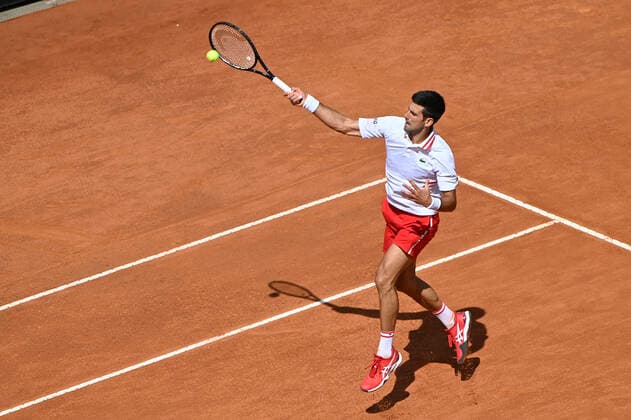 Tennis, ATP Tournament in Rome, Novak Djokovic - Alejandro Davidovich Fokina