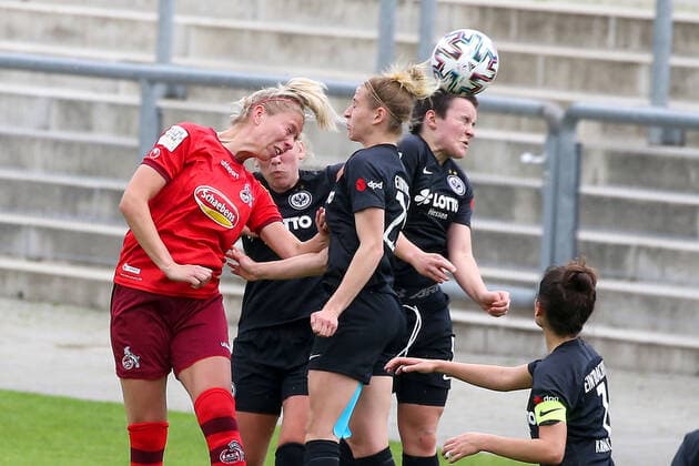 13 05 2021 2 BL 6 Spieltag Eintracht Frankfurt II 1 FC Köln v l , Sharon Beck 1 FC Köln Goal scored, Goal to 0 2, DFL DFB REGULATIONS PROHIBIT ANY USE OF PHOTOGRAPHS as IMAGE SEQUENCES and or QUASI VIDEO Copyright: JoaquimxFerreira